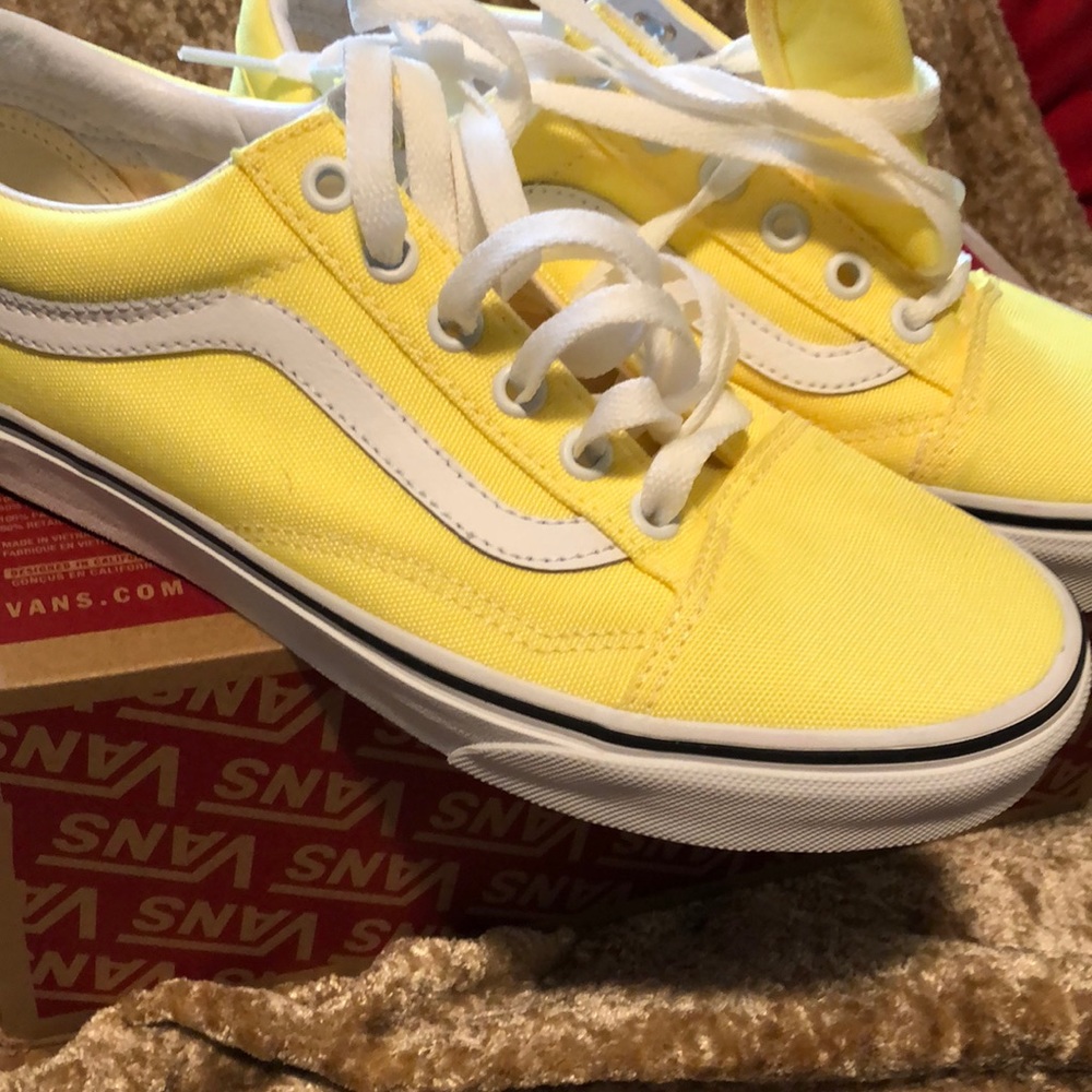 Yellow Old School Vans